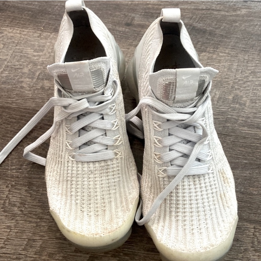 NIKE VAPOR MAX AIR ATHLETIC WORK OUT SNEAKERS SHOES WHITE SPORT SHOE RUNNING - Picture 1 of 7